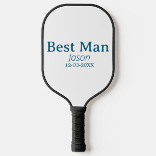 Trauzeuge Junggesellinnenabschied Name modern einf Pickleball Schläger