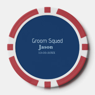 Trauzeuge Junggesellinnenabschied Name modern einf Pokerchips