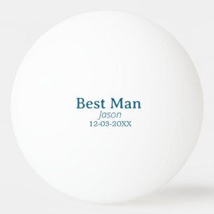 Trauzeuge Junggesellinnenabschied Name modern einf Tischtennisball
