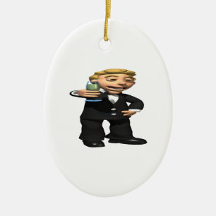Trauzeuge Keramik Ornament