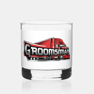 Trauzeuge-Lkw-Fahrer Whiskyglas