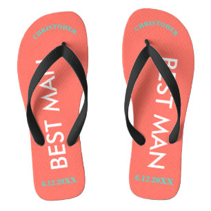 Trauzeuge NAME Coral Flip Flops