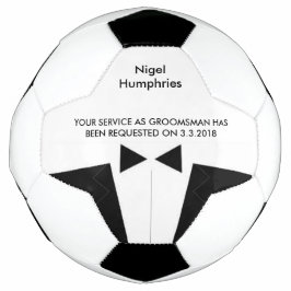 Trauzeuge oder Trauzeuge Fußball Einladung