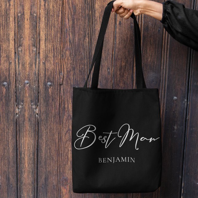 Trauzeuge Personalisiert Chic Minimalistische Hoch Tasche (Von Creator hochgeladen)