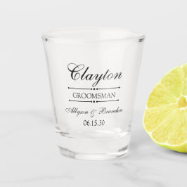 Trauzeuge Personalisiert Schnapsglas