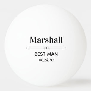 Trauzeuge Personalisiert Tischtennisball