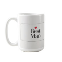 Trauzeuge Red Heart Classic Tasse