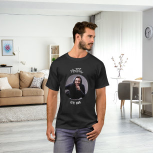 Trauzeuge Schwarz-Weiß-Foto Junggesellenabschied T-Shirt