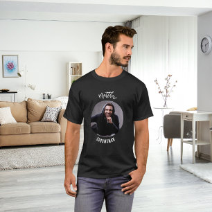 Trauzeuge Schwarz-Weiß-Foto Junggesellenabschied T-Shirt