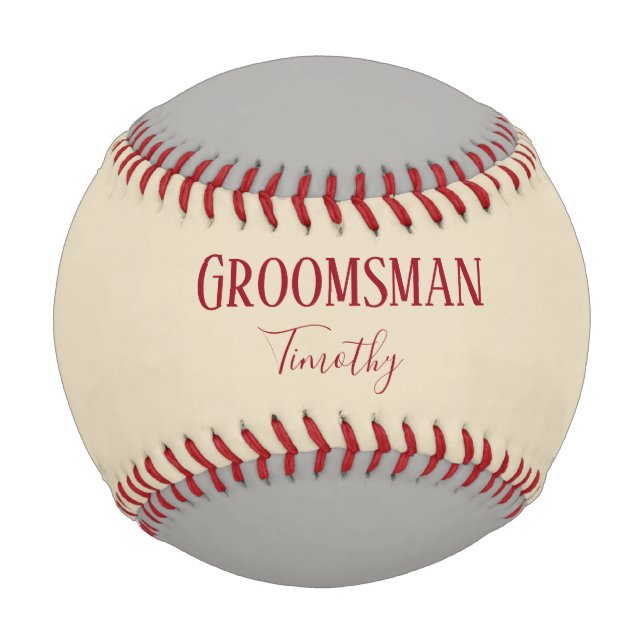 Trauzeuge Souvenir Baseball (Vorderseite)