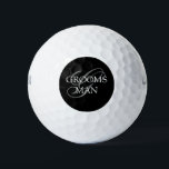 Trauzeuge Swagbag Golfball<br><div class="desc">Machen Sie Ihre eigenen mit Monogramm Golfbälle. Personalisieren Sie dieses Design mit Ihrem eigenen Text. Sie können dieses Design weiter anpassen, indem Sie den Link "Weitere Anpassung" auswählen, falls gewünscht.</div>