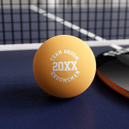 Trauzeuge Team Groom Gastgeschenk Hochzeit Pong Ba Tischtennisball