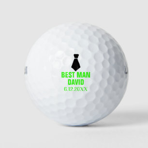 Trauzeuge Trauzeuge gibt grünes Gastgeschenk Hochz Golfball