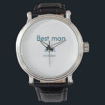 Trauzeuge Trauzeuge hinzufügen Name Text bachelore Armbanduhr<br><div class="desc">Gestaltung</div>