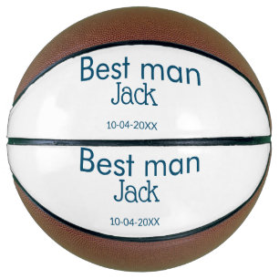 Trauzeuge Trauzeugen beste add name text Junggesel Basketball