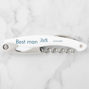 Trauzeuge Trauzeugen beste add name text Junggesel Kellnermesser