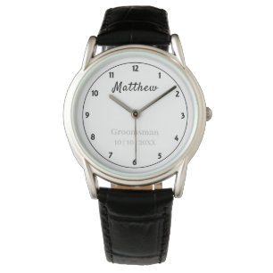 Trauzeuge Vielen Dank, Personalisiert Watch Armbanduhr