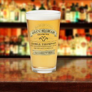 Trauzeuge Vintage Klassisch Einfach Glas