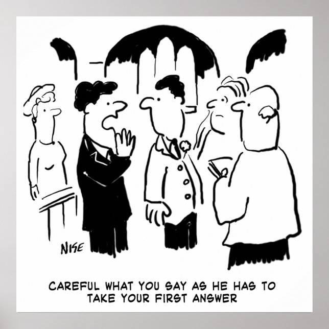 Trauzeuge-Warnung vor Bräutigam Poster (Vorne)