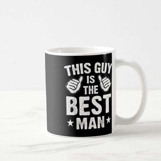 Trauzeuge Wedding Trauzeugen Funny Bridal Bachelor Kaffeetasse (Rechts)