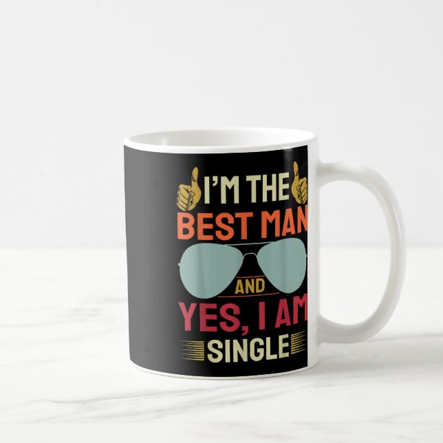 Trauzeuge Wedding Trauzeugen Funny Bridal Bachelor Kaffeetasse (Rechts)