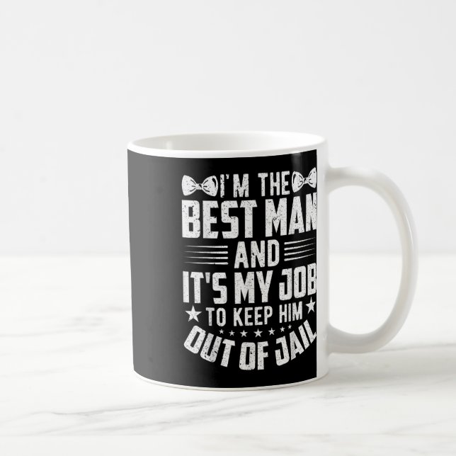 Trauzeuge Wedding Trauzeugen Funny Bridal Bachelor Kaffeetasse (Rechts)