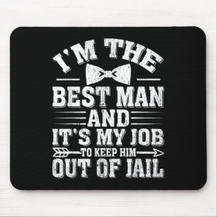 Trauzeuge Wedding Trauzeugen Funny Bridal Bachelor Mousepad