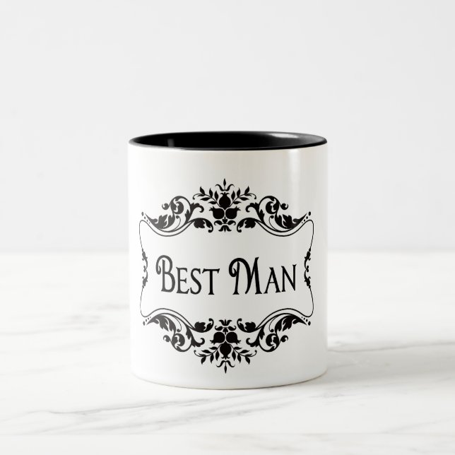 Trauzeuge Zweifarbige Tasse (Mittel)