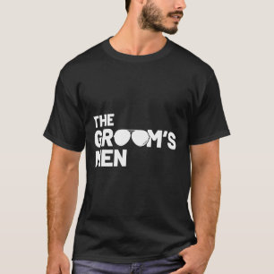 Trauzeugen Bräutigam Squat Männer Junggeselle Zube T-Shirt