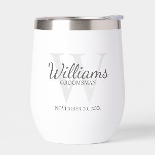 Trauzeugen für personalisierte Skriptmonogramm und