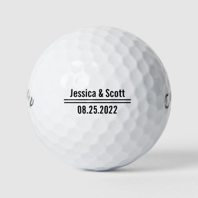 Trauzeugen Gaben Golfball (Vorderseite)