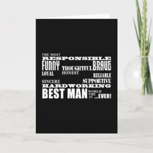 Trauzeugen Geschenke Das Beste und Größte Die best Dankeskarte