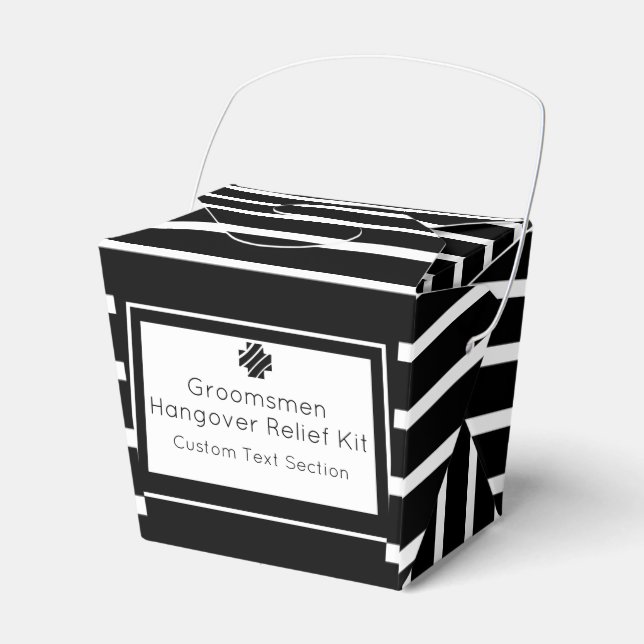 Trauzeugen Hangover Relief Kit Gevor Box Geschenkschachtel (Vorderseite)