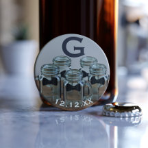 Trauzeugen Initial Team Groom Wedding Bottle Opene