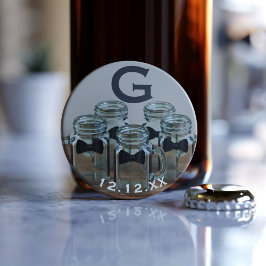 Trauzeugen Initial Team Groom Wedding Bottle Opene Flaschenöffner