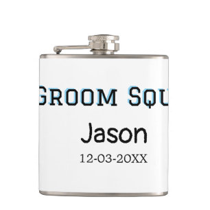 Trauzeugen Junggesellenabschied Name  Flachmann