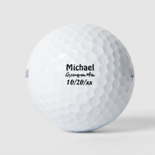 Trauzeugen Moderne Typografie Gastgeschenke Hochze Golfball