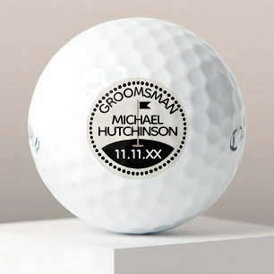 Trauzeugen-Name Hochzeits-Golfball-Marker Golfball