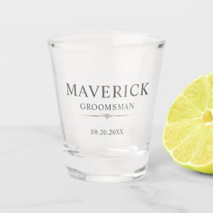 Trauzeugen verleiht Elegantes Hochzeitsslittschen  Schnapsglas