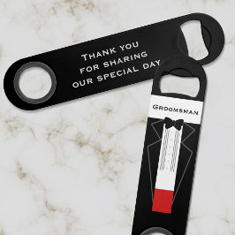 Trauzeugen Vielen Dank You Tuxedo Wedding Bottle O Speedflaschenöffner