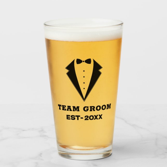 Trauzeugen Vorschlag Glas, Teamraum Personalisiert Glas (Vorne (Gefüllt))
