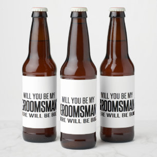 TRAUZEUGEN VORSCHLAGEN BIERFLASCHENETIKETT