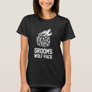 Trauzeugen Wolf Rudel des Bräutigams beste Freunde T-Shirt