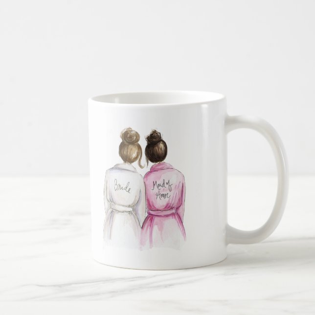 Trauzeugin? Brünettes Kaffeetasse (Rechts)