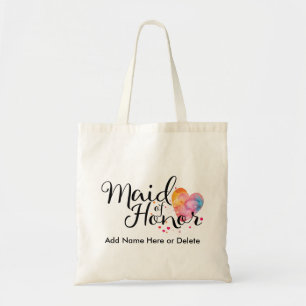Trauzeugin-Budget-Taschen-Taschewatercolor-Herz Tragetasche