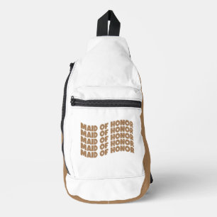 Trauzeugin Compact Light Brown Crossbody Bag