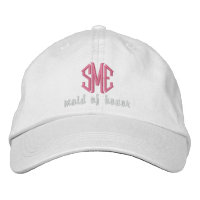 Trauzeugin Custom Wedding Monogram Baseball Cap