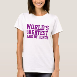 Trauzeugin des lila Universums T-Shirt