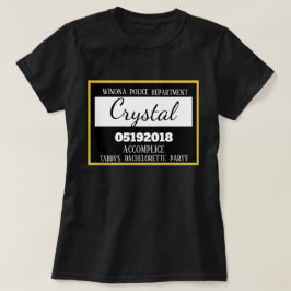 Trauzeugin des personalisierten Junggeselinnen-Abs T-Shirt