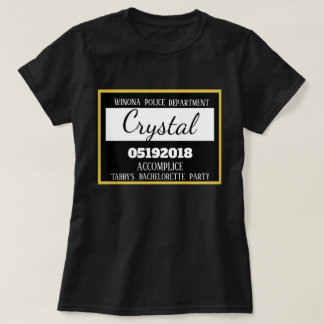 Trauzeugin des personalisierten Junggeselinnen-Abs T-Shirt
